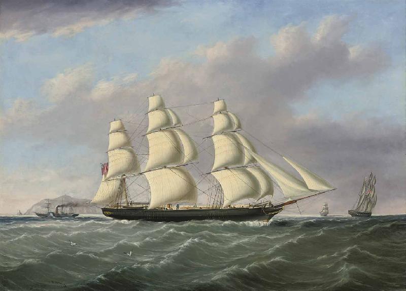 Joseph heard bound merchantman passing Anglesey oil painting image